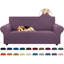 Housse extensible pour causeuse extensible, housses de canapé pour 2 canapés (55 po à 79 po) Canapé protecteur de meuble avec fond élastique pour enfant, chien. Jacquard à petits carreaux-1275013098-1231340859