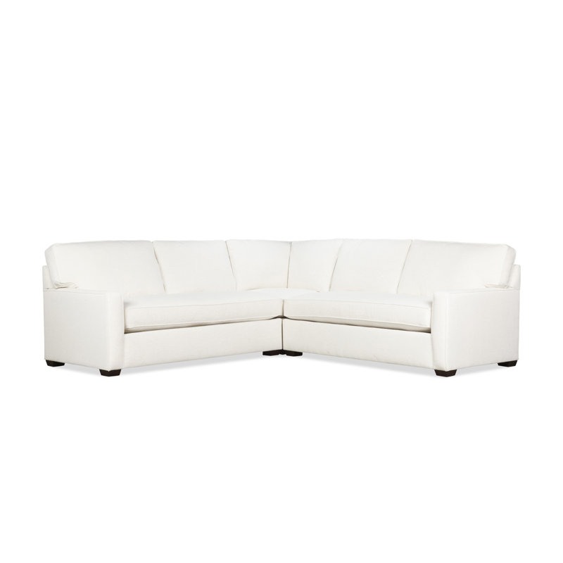 Canapé modulaire 3 pièces Taylor, Chenille Nompton Snow Crypton®