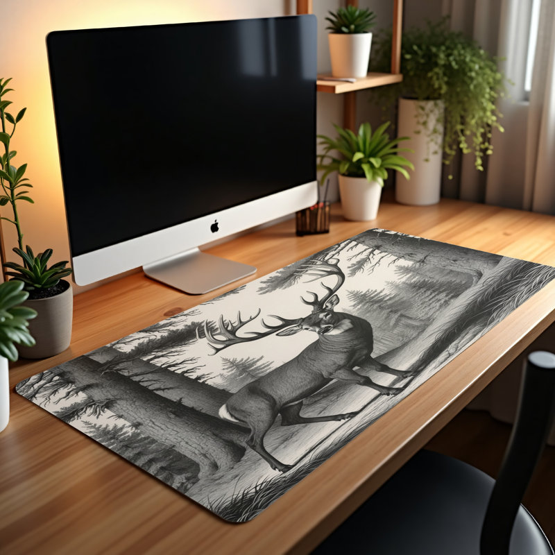 Polyester Desk Pad, 14.4x12.1