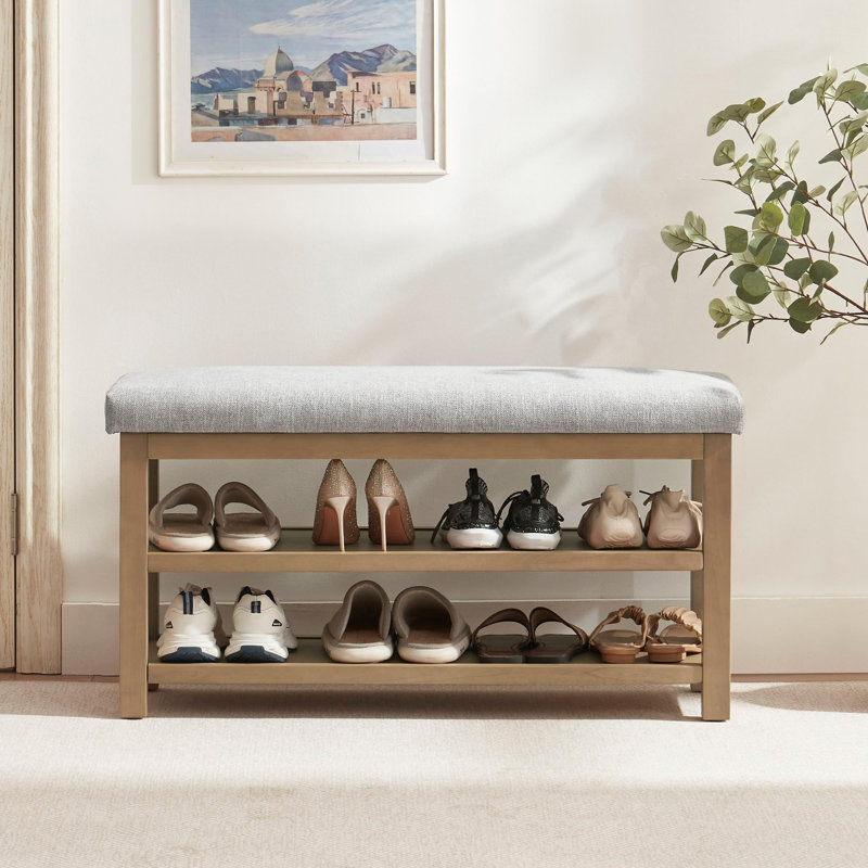 Banc de rangement Mid-Century