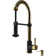 Edison 19" H 1-handle Pull-Down 2-Function Sprayer Kitchen Faucet