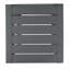 Table en forme de C Cape Coral Alu - gris-634908765
