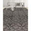 Wool Damask Area Rug