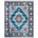 Tapis bleu / bleu clair Hadenson