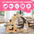6-In-1 Cat Exercise Wheel With Silent Track – Large Indoor Cat Running & Walking Wheel With Built-In Toys