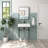 Ceramic White Rectangular Single Faucet Hole 24 in Console Bathroom Sink with Overflow-91441099