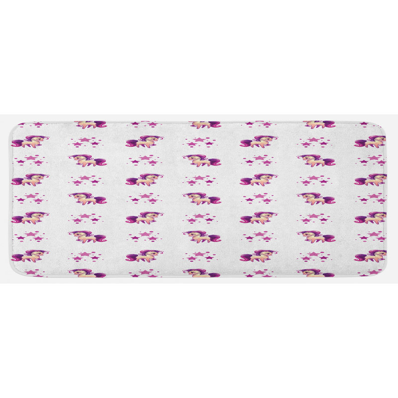 Tapis de cuisine licorne