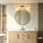 Brass-finish 3-light New Bathroom Vanity Light