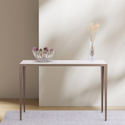 Iron Console Table With Porcelain Top