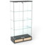 Vitrine moderne en verre avec grands tiroirs-1137119023