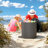 Cooler Patio Bar Table, Outdoor Ice Bucket Cooler Side Table, 2 In 1 Portable Patio Ice Bucket For Parties Beach Picnics-111066862-126560348
