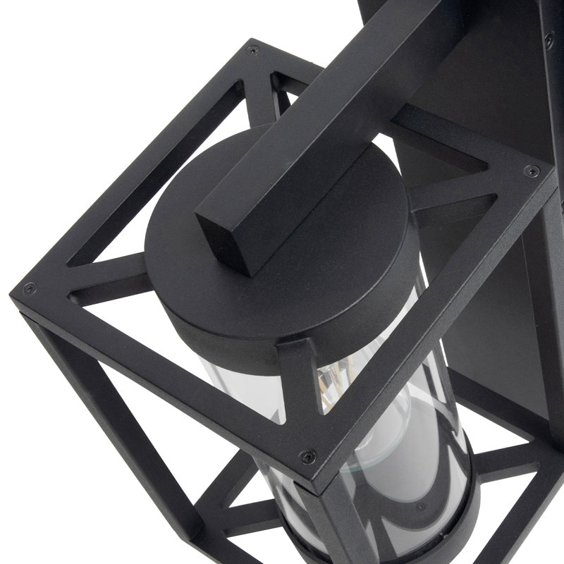 Outdoor Wall Mount Lighting With Smart Light-Sensing System With Automatic Day-Night Switching.