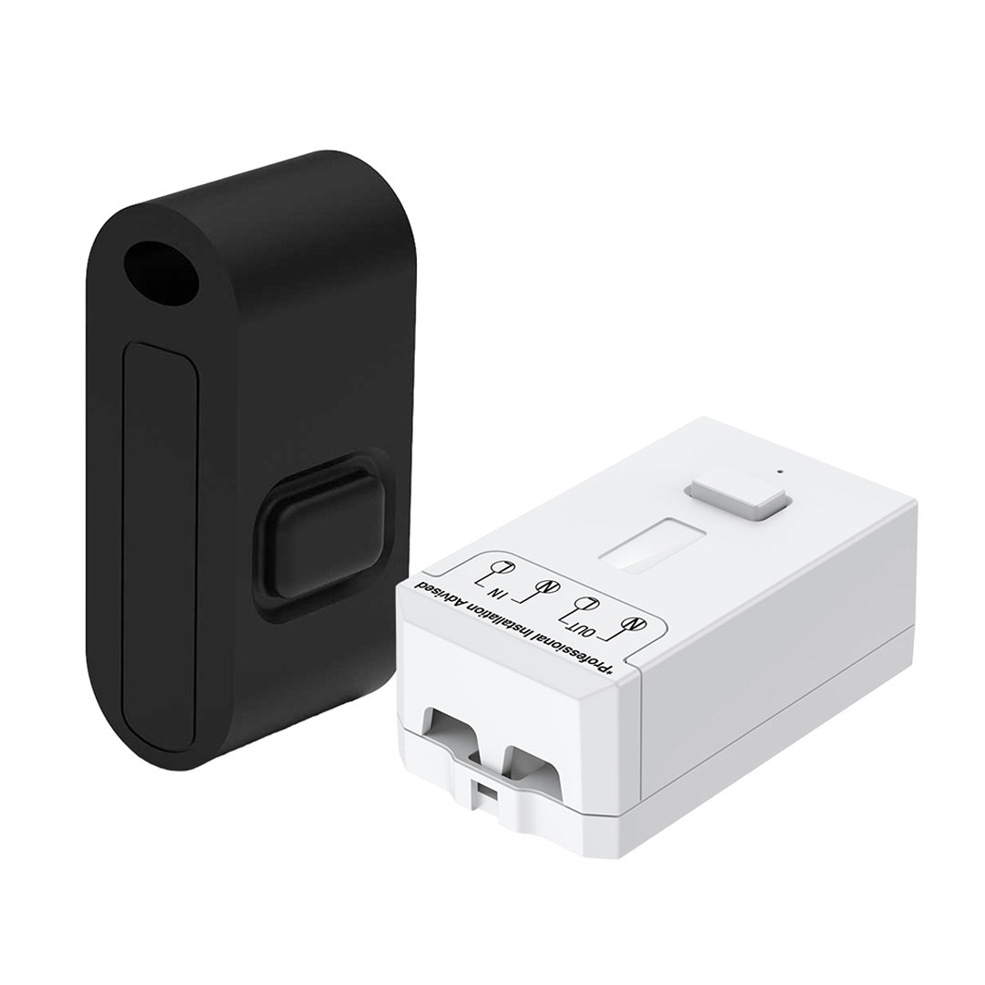 Ener-J Unisex Black Mini Fob 1 Gang Wireless Kinetic Switch & 500W Rf Receiver In - Image 5