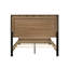 Tête de lit à panneau simple très grand lit simple classique noyer / châtaignier brun 1pc-129444162