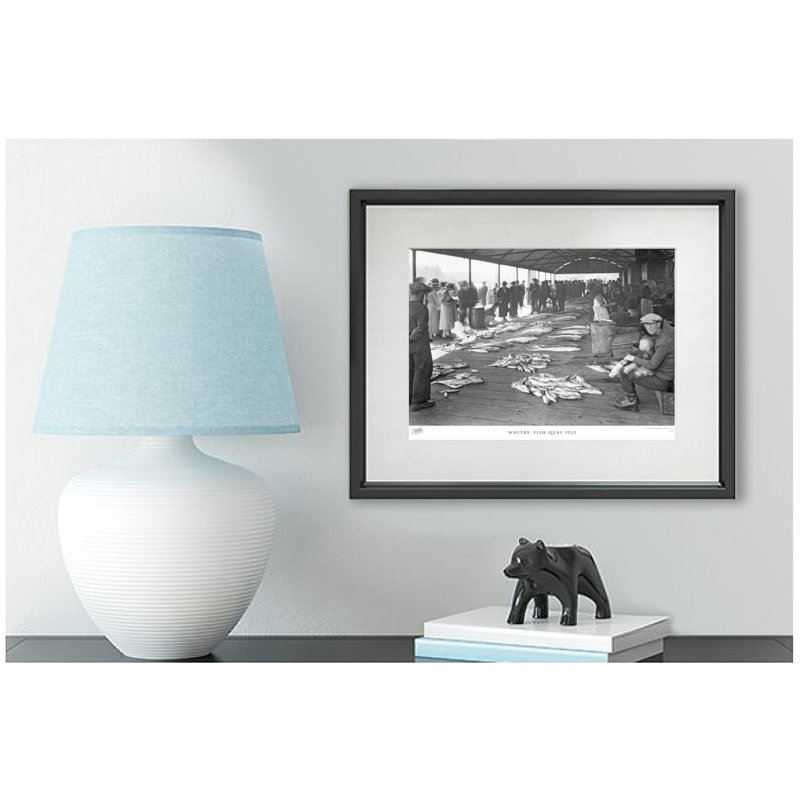 Whitby, Fish Quay 1923 by Francis Frith - Single Picture Frame Print, 28cm H x 36cm W x 2.3cm D