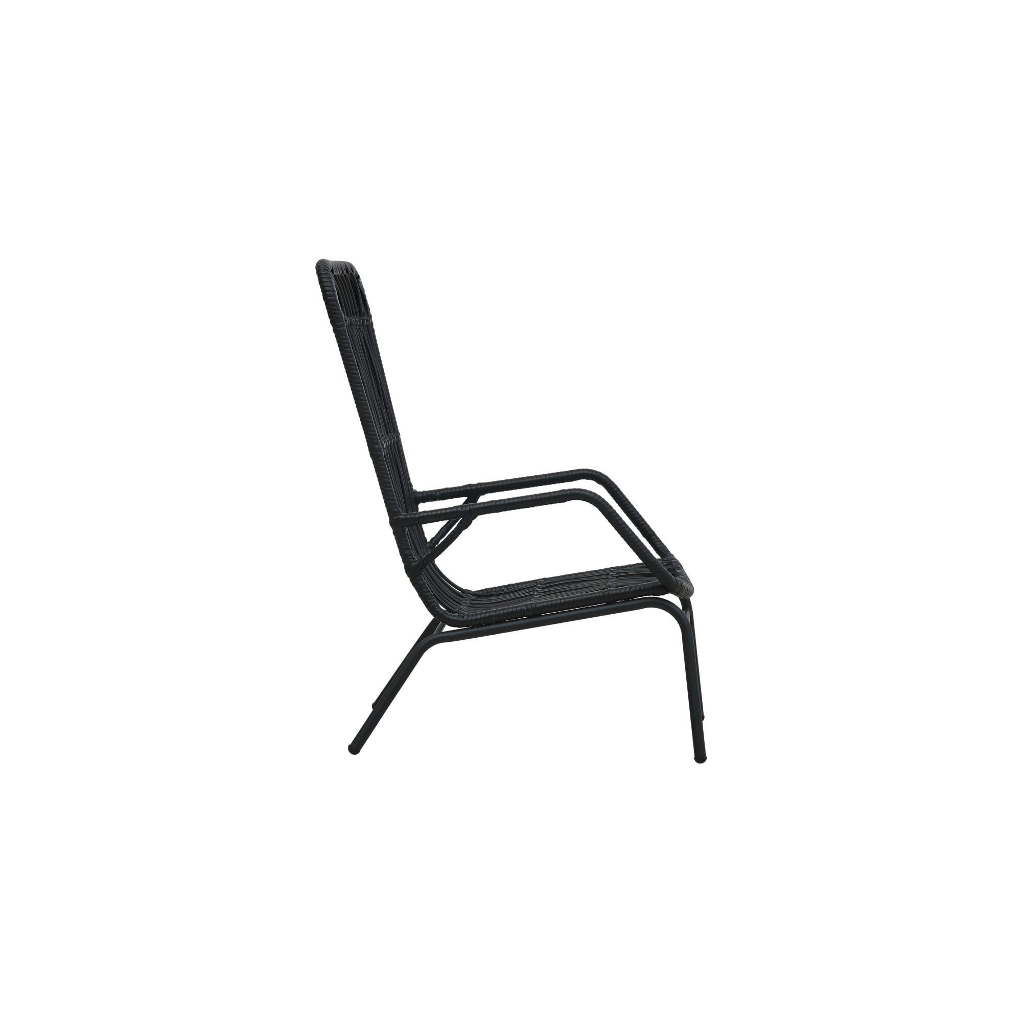Yaretzi Patio Chair, Black