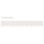 Bordure de jardin 10 pièces vidaXL - blanc 39,37 po x 0,02 po x 5,91 po-113326135-113326136