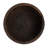 Round Paulownia Wood Pedestal Bowl-1424835059