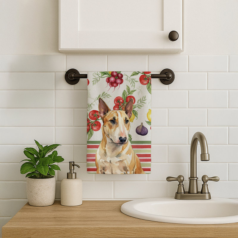 Serviette de cuisine miniature Bull Terrier, Miniature Bull Terrier