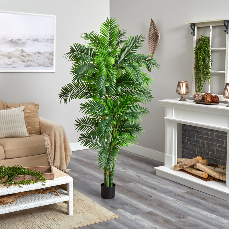 72'' Faux Palm Tree in Pot
