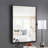 Elegant Bathroom Mirror With Scalloped Design And Rotating Function
