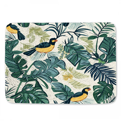 Tapis de bain Tropical Birds