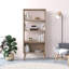 Soho Tiny Bookcase, Standing Bookshelf with 4-tier Shelves, 54 x 25 x 121 cm Display Cabinet-821854261