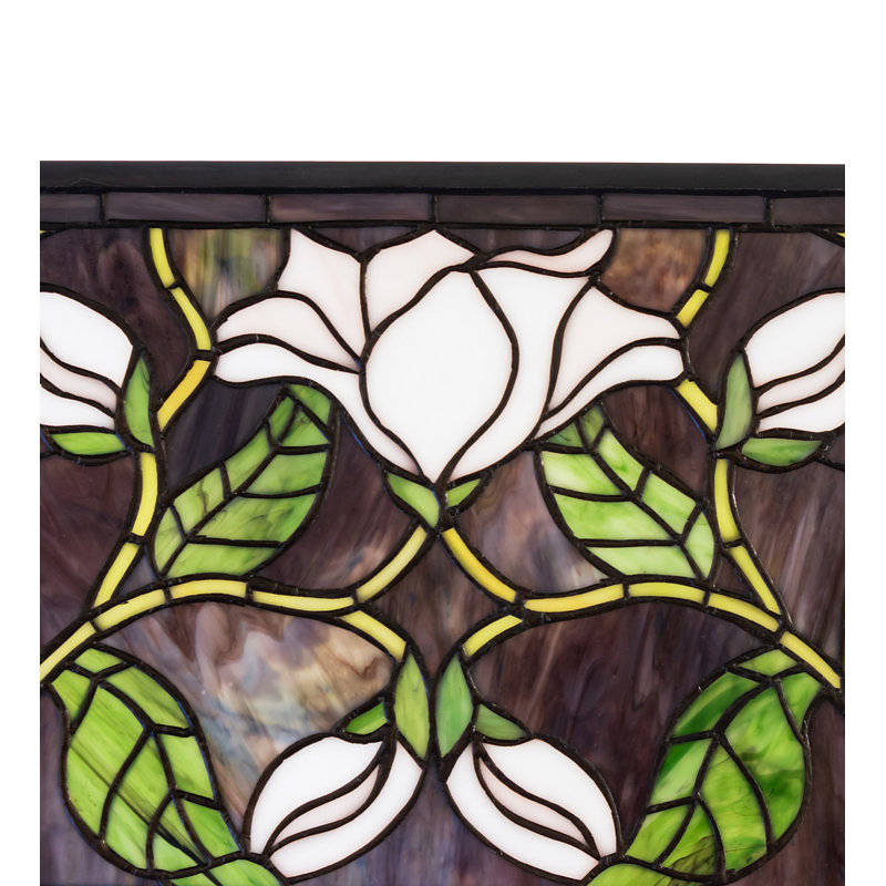 Magnolia Stained Glass Window