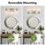 Luminaire de salle de bain 19,29 po à 3 lumières à intensité variable en nickel brossé avec abat-jour en verre transparent-696246157-696246156