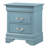 Compact Teal Traditional Nightstand-435718790