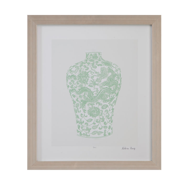 Mint Vases III Framed Print