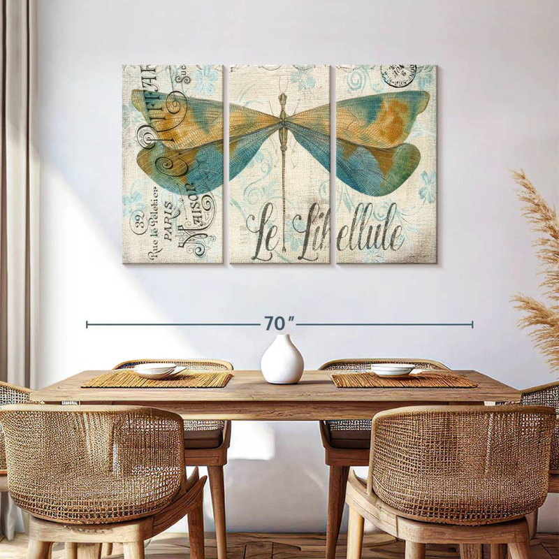Brampt Lovely Dragonfly, 36" H x 57" W