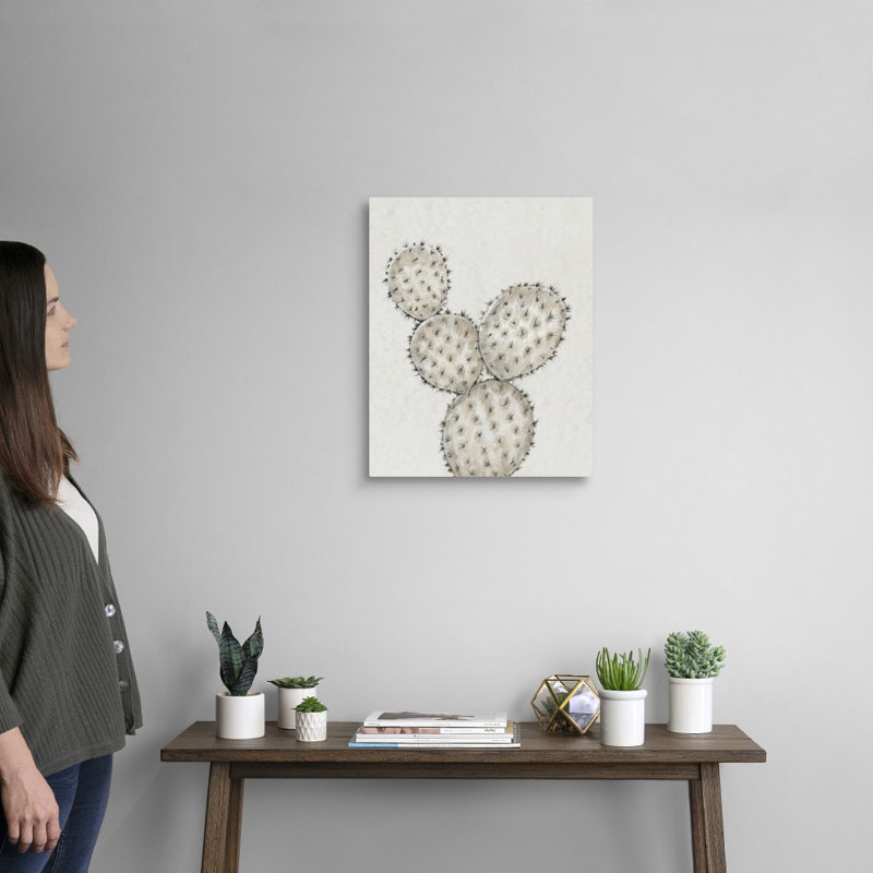 «Cactus Study IV» par Timothy O 'Toole - reproduction d'art sur toile, H 20 po x l 16 po x P 1,25 po, Toile tendue