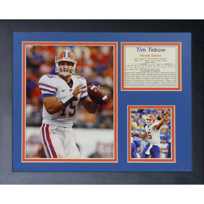 Souvenirs encadrée tim tebow-gators away