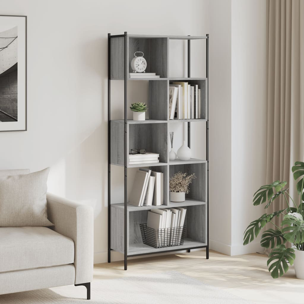Averly 172cm H x 72cm W Metal Bookcase