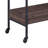 Rectangular Serving Cart With 2 Tier Shelf