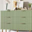 Commode de rangement cannelée à 6 tiroirs-1779918187