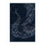 Tapis bleu moelleux et moelleux à motif abstrait et moderne Churchton-1496358573