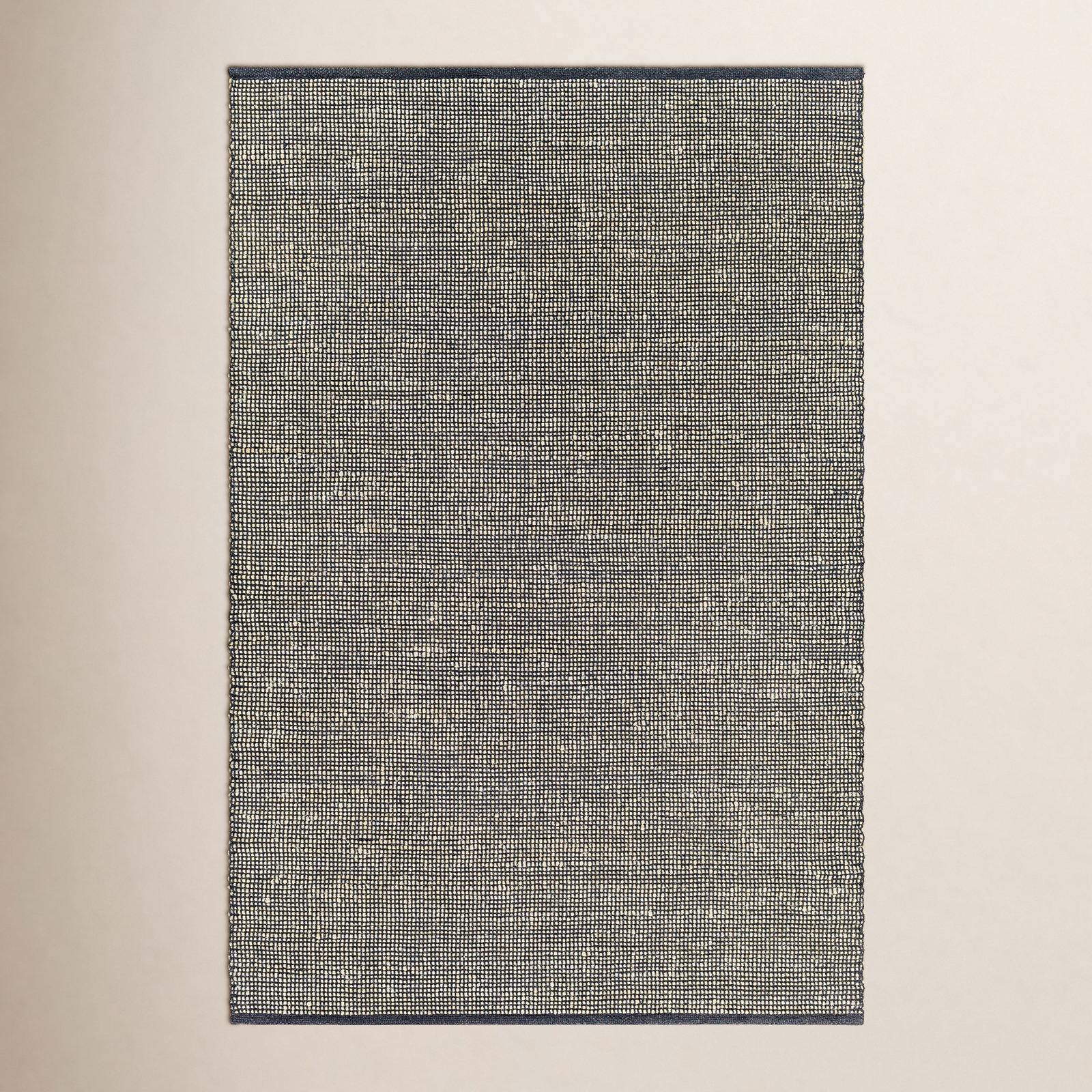 Inge Hand-Woven Checkered Jute Rug, Rectangle 2' x 3'