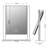 Ellston Nouveau Tri-Tone LED Makeup Mirror with Geometric Frame 360 Degree Swivel Desk Mirror with LED Light-87904743