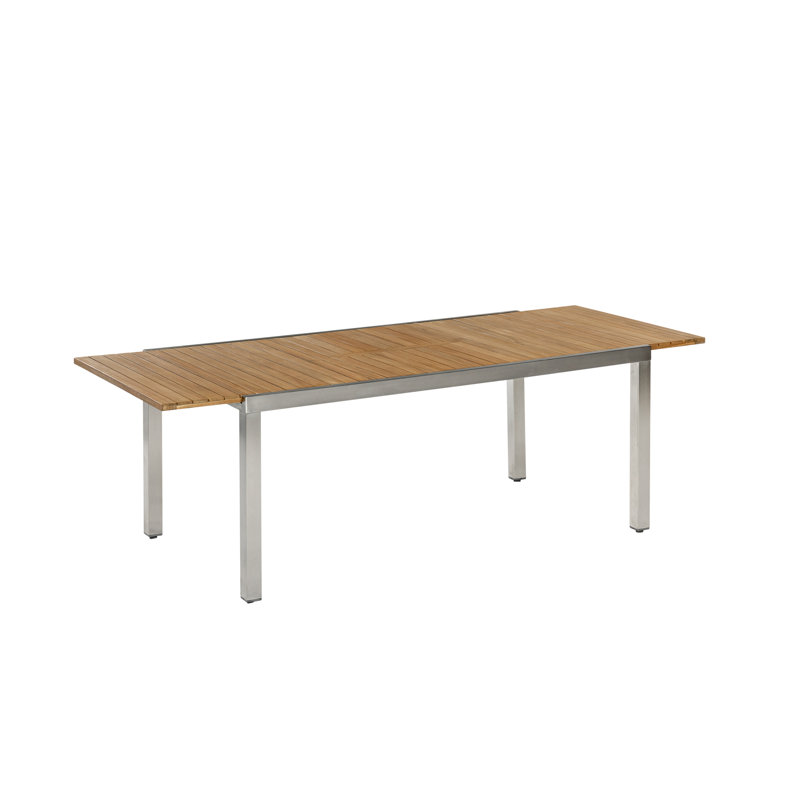 Bellomy Rectangular Metal Outdoor Dining Table , 240cm cm W 100cm cm D