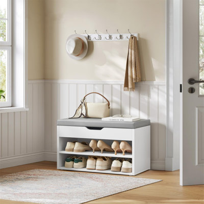 4 Pair Shoe Storage Bench