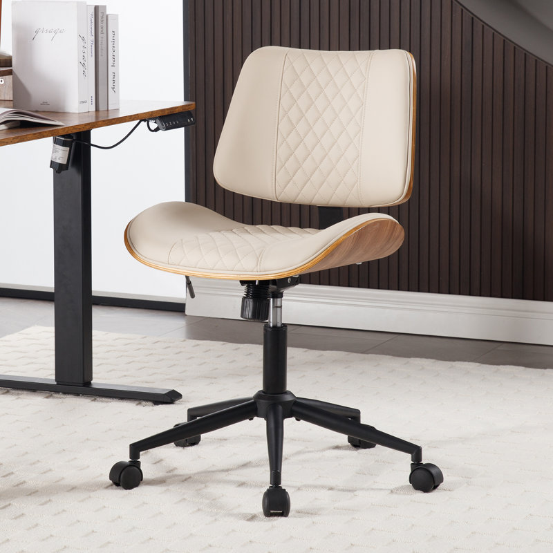 Chaise de travail ergonomique à hauteur ajustable , Beige