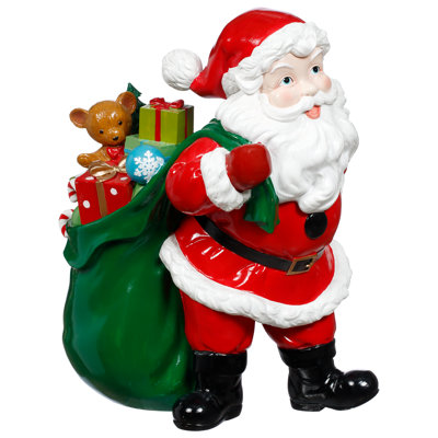 Santa With Gift Sack - 15 Inches