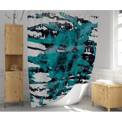 Rideau de douche simple abstrait