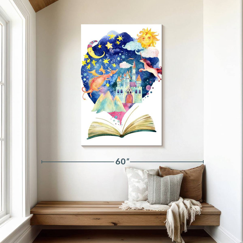 Ashelle livre de contes de fées, H 45 po x l 30 po