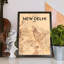 New Delhi City Map - No Frame Print-2033932860