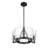 Aenon Chandelier with Hammered Water Glass-111194520-111194521-111194525