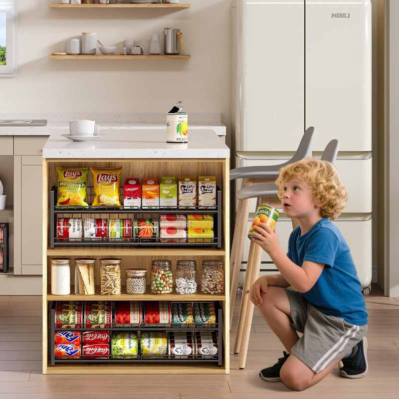 2-Tier Stackable Can Storage Rack