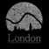 London Map - Print on Metal